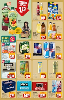 Red Bull im aktuellen REWE Prospekt (Emden) Red Bull im REWE Prospekt "Dein Markt" mit 28 Seiten (Emden)