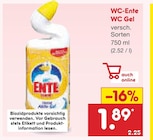 WC Gel Angebote von WC-Ente bei Netto Marken-Discount Plauen für 1,89 €