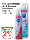 Schaumfestiger im Angebot bei GLOBUS in Zwickau Schaumfestiger Angebote von Nivea bei GLOBUS Zwickau für 2,99 €