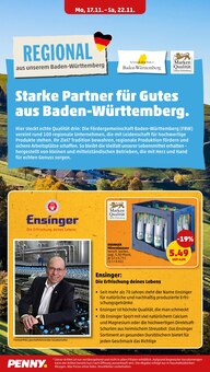 Wasser im aktuellen Penny Prospekt (Stuttgart) Wasser im Penny Prospekt "Wer günstig will, muss Penny." mit 46 Seiten (Stuttgart)