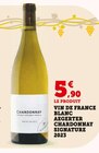 Vin de france blanc aegerter chardonnay signature 2023 en promo chez U Express Poissy à 5,90 €