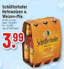 Hefeweizen o. Weizen-Mix von Schöfferhofer für 3,99 € bei Trinkgut im Angebot Hefeweizen o. Weizen-Mix von Schöfferhofer im aktuellen Trinkgut Prospekt