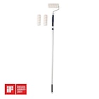 Lot rouleau mur et plafond GoodHome 180mm + 2 manchons + Perche télescopique extensible 2m - GoodHome dans le catalogue Castorama