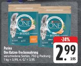 EDEKA Ahorn - One Katzen-Trockennahrung Angebot im Prospekt One Katzen-Trockennahrung bei EDEKA im Ahorn Prospekt für 2,99 €