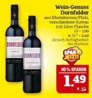 Wein-Genuss Angebote von Dornfelder bei Marktkauf Coburg für 1,49 €