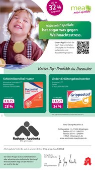 Aktueller mea - meine apotheke Prospekt "Unsere Dezember-Angebote" Seite 1 von 4 Seiten für Möglingen