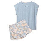 Shorty-Pyjama-Set von  im aktuellen Tchibo Prospekt für 17,99 €