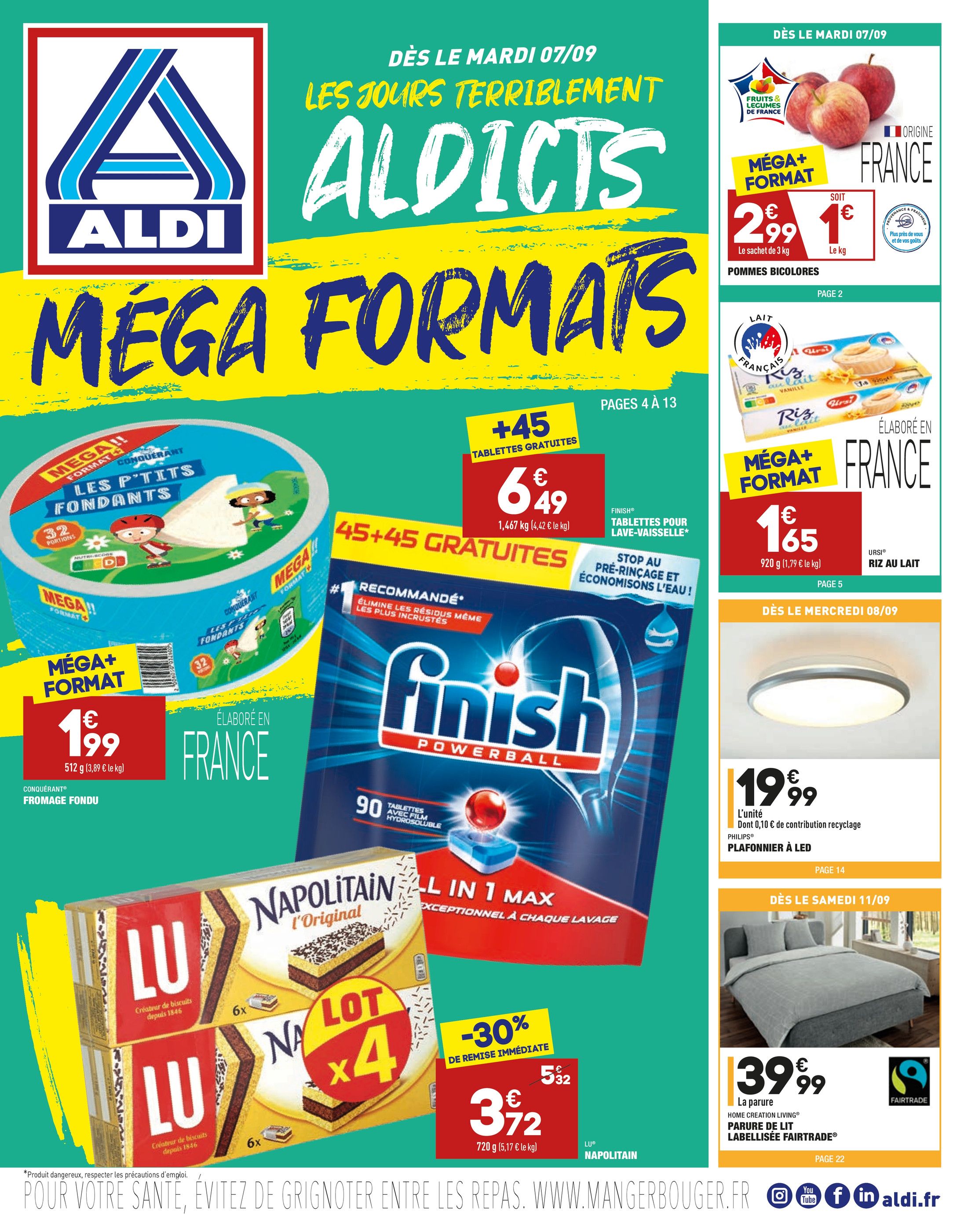 Fruits Et Légumes Aldi Promo et prix dans le catalogue du moment