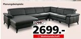 Wohnlandschaft „Lava“  im aktuellen Segmüller Prospekt für 2.699,00 €