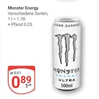 Aktuelle Monster Energy Angebote bei GLOBUS in Mannheim Aktuelles Monster Energy Ultra Angebot bei GLOBUS in Mannheim ab 0,89 €
