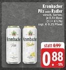 Pils im Angebot bei EDEKA in Witten Pils Angebote von Krombacher bei EDEKA Witten für 0,88 €