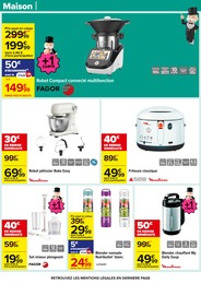 Prix et réduction Mixeur Plongeant dans le prospectus Carrefour en cours Offre Mixeur Plongeant dans le catalogue Carrefour du moment à la page 75