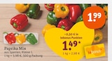 Paprika Mix im Angebot bei tegut in Frankfurt Paprika Mix Angebote bei tegut Frankfurt für 1,49 €