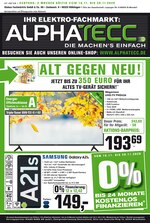 ALPHATECC. Prospekt für Stuttgart mit 8 Seiten ALPHATECC. Prospekt für Stuttgart: "DIE MACHEN‘S EINFACH", 8 Seiten, 16.11.2020 - 28.11.2020