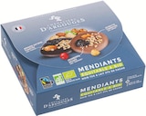 Assortiment mendiants équitable & bio - CHEVALIERS D'ARGOUGES - Intermarché Super à Rouen Assortiment mendiants équitable & bio - CHEVALIERS D'ARGOUGES en promo chez Intermarché Super Rouen à 8,99 €