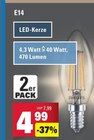Aktuelles LED-Kerze Angebot bei E center in Mainz ab 4,99 €