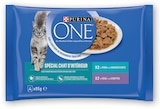 Repas pour chat - PURINA ONE en promo chez U Express Bordeaux à 0,78 €