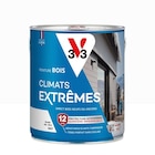 Peinture extérieure bois, volet, Climats extrêmes® V33 blanc mat 2.5L - V33 - LEROY MERLIN Peinture extérieure bois, volet, Climats extrêmes® V33 blanc mat 2.5L - V33 à 54,90 € dans le catalogue LEROY MERLIN