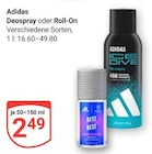 Deospray Angebote von Adidas bei GLOBUS Koblenz für 2,49 €