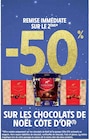 Promo -50% remise immédiate sur le 2ème sur les chocolats de noël côte d'or à  dans le catalogue Intermarché à Venerque