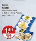 Knödel von Burgis im aktuellen V-Markt Prospekt für 1,49 €