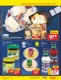 Netto Marken-Discount Raclette Kaese im Prospekt 