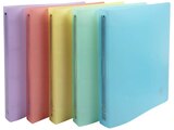 Exacompta Chromaline - Classeur souple à anneaux - Dos 40 mm - A4+ - disponible dans différentes couleurs pastels - Exacompta à 1,26 € dans le catalogue Bureau Vallée