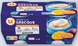Yaourt à la Grecque sur lit de fruits - U en promo chez U Express Vénissieux à 1,71 €