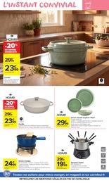 Prix et réduction Appareil Fondue dans le prospectus Carrefour Market en cours Offre Appareil Fondue dans le catalogue Carrefour Market du moment à la page 10