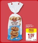 Pain au lait - Les Pâtissades en promo à 1,09 € chez Aldi Pain au lait - Les Pâtissades dans le catalogue Aldi