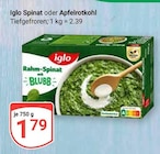 Aktuelle Äpfel Angebote bei GLOBUS in Braunschweig Aktuelles Spinat Angebot bei GLOBUS in Braunschweig ab 1,79 €