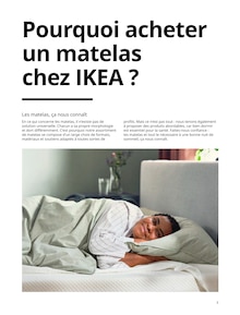 Promo Matelas dans le catalogue IKEA du moment à la page 3