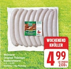 Original Thüringer Rostbratwurst von Weimarer für 4,99 € bei E center im Angebot Original Thüringer Rostbratwurst von Weimarer im aktuellen E center Prospekt