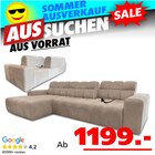 Seats and Sofas Wiesbaden - Bolano Ecksofa Angebot im Prospekt Bolano Ecksofa bei Seats and Sofas im Wiesbaden Prospekt für 1.199,00 €