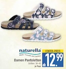 Damen Pantoletten Angebote von naturella bei EDEKA Augsburg für 12,99 €