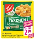 Kartoffeltaschen mit Frischkäse im Angebot bei E center in Neustadt Kartoffeltaschen mit Frischkäse Angebote von Gut & Günstig bei E center Neustadt für 2,19 €