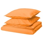 Bettwäsche-Set, 3-teilig orange 240x220/80x80 cm Angebote von ÄNGSLILJA bei IKEA Aalen für 29,99 €