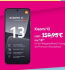 Xiaomi 13 Smartphone für 1,00 € bei Telekom Shop im Angebot Xiaomi 13 Smartphone im aktuellen Telekom Shop Prospekt