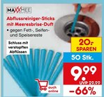 Sticks im Netto Marken-Discount Prospekt Abflussreiniger-Sticks von Maxxmee im aktuellen Netto Marken-Discount Prospekt für 9,99 €