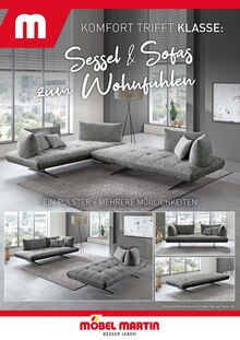 Möbel Martin Prospekt Sessel & Sofas zum Wohnfühlen mit 24 Seiten