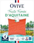 Promo Truite Fumée D'aquitaine Ovive à 3,29 € dans le catalogue Auchan Supermarché à Amiens