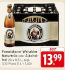 Weissbier Naturtrüb im Angebot bei EDEKA in Göppingen Weissbier Naturtrüb Angebote von Franziskaner bei EDEKA Göppingen für 13,99 €