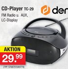 CD-Player TC-29 im Angebot bei Zimmermann in Delmenhorst CD-Player TC-29 Angebote bei Zimmermann Delmenhorst für 29,99 €