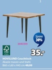 Couchtisch im Angebot bei JYSK in Weiden Couchtisch Angebote von HOVSLUND bei JYSK Weiden für 35,00 €