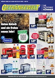 Getränkewelt Prospekt: "DIE GETRÄNKEKÖNNER", 4 Seiten, 29.12.2025 - 03.01.2026