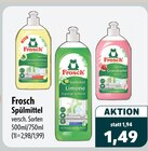 Spülmittel im Angebot bei aktiv & irma in Oldenburg Spülmittel Angebote von Frosch bei aktiv & irma Oldenburg für 1,49 €