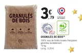 Granulés de bois en promo chez E.Leclerc Creil à 3,79 €