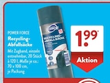 Recycling-Abfallsäcke im ALDI SÜD Prospekt Recycling-Abfallsäcke von Power Force im aktuellen ALDI SÜD Prospekt für 1,99 €
