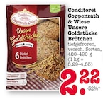 Unsere Goldstücke Brötchen Angebote von Coppenrath & Wiese bei E center Mainz für 2,22 €