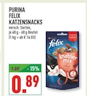 FELIX KATZENSNACKS Angebote von PURINA bei Marktkauf Gütersloh für 0,89 €